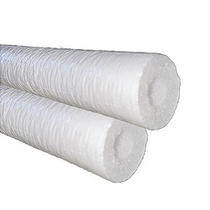 Kit 2 Tubo Esponjoso Blindado 1/2'' 12,7mm Branco 4m Epex