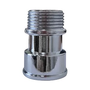 Extensão P/ Torneira Curta 1/2'' 40mm Metal Cromado Garden