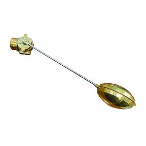 Torneira Boia P/ Água Quente Fria Balão Latão 1/2'' Garden