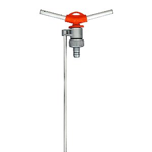 Irrigador Giratório 2 Hastes Alumínio 6 Jatos 3/4'' Garden