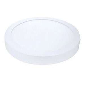 Painel Plafon LED Sobrepor Red Luz Amarela 3000K 18W 22cm