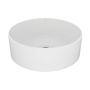 Cuba Pia Apoio Louça Sottile Redonda 35cm Branca Japi