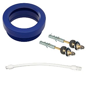 Kit Instalação P/ Vaso Sanitário Caixa Acoplada 3Pçs Estrela