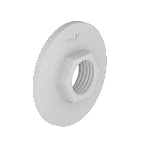 Flange Roscável Com Sextavado Sem Furo PVC Branco 2'' Tigre