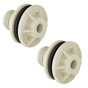Kit 2 Adaptador P/ Caixa D'água Aquatherm C/ Flange 1'' 28mm