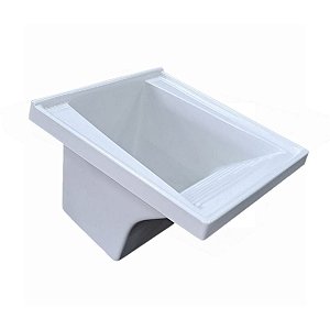 Tanque Mármore Sintético Compacto Branco 23L 45x47,5cm