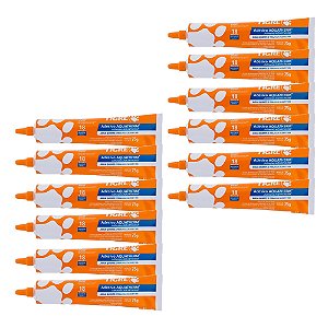 Kit 12 Adesivo Plástico Cola Aquatherm P/ CPVC Bisnaga 75g