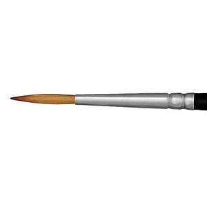 Kit 3 Pincel Redondo Pelo Marta Weasel Curto 308 Nº01 Tigre