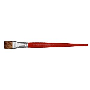 Pincel Chato Reto Pelo Orelha de Boi 181 Nº24 Tigre