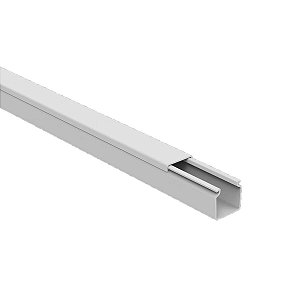 Canaleta Fechada Painel Elétrico Cabos Fio 30x30 Branca 2mts