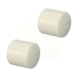 Kit 2 Tampão Cap Soldável Tubo Aquatherm CPVC 22mm Tigre