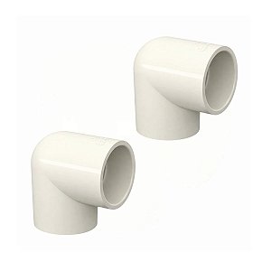 Kit 2 Joelho Cotovelo 90º Conexão Aquatherm CPVC 22mm Tigre