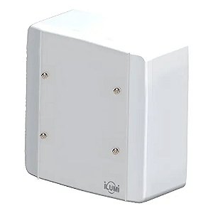 Caixa de Passagem Sobrepor Elétrica Branca 30x30cm Ilumi