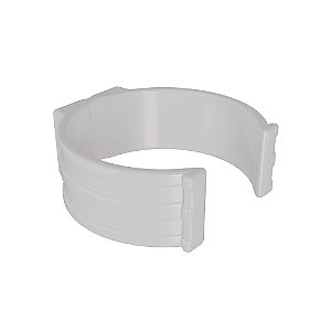 Abraçadeira Impacto P/ Cano Tubo 150mm 6'' Branca Estrela