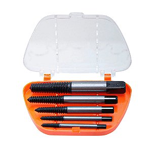 Kit Extrator De Parafuso Quebrado Espanado 5 Peças Bestfer