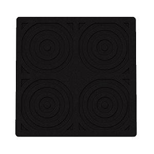 Protetor Ralo Anti Inseto Quadrado 150mm Preto PVC Estrela