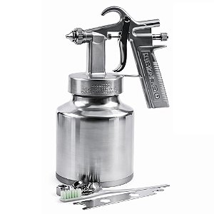 Pistola De Pintura Tinta Baixa Pressão Alumínio 1L Bestfer
