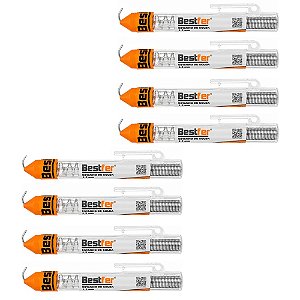 Kit 8 Tubo Tubete Estanho De Solda Eletrônica 1,2mm 20g