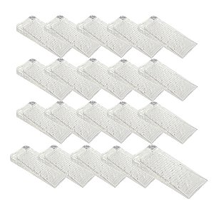 Kit 20 Aparador Trava Calço De Porta Silicone Transparente