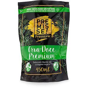 SABONETE PREMISSE ERVADOCE PREMIUM 450ml REFIL