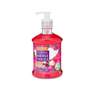 SABONETE PREMISSE MORANGO E HIBISCO 450ml PUMP