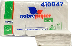 PAPEL INTERFOLHA NOBRE 2 DOB 20x21cm 1.000 FS EASY 100% CEL