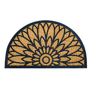 TAPETE FIBRA DE COCO FLOR DE LOTUS 45x75cm