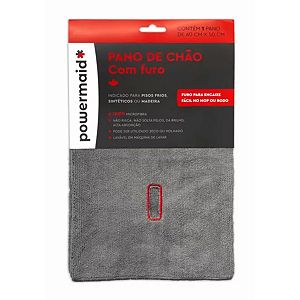 PANO DE CHÃO COM FURO POWERMAID