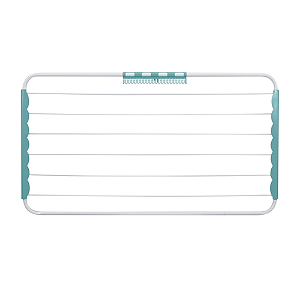 VARAL TETO MONACO AÇO BRANCO 1,20m X 0,56cm (11300)