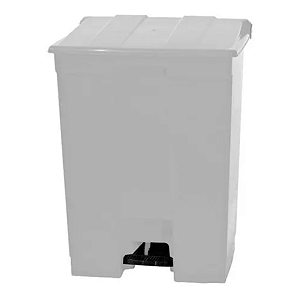 LIXEIRA PEDAL 50L BRANCO