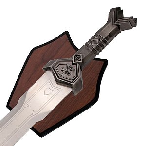 Espada Anã Dwarven Thorin Escudo de Carvalho O Senhor Dos Anéis - O Hobbit