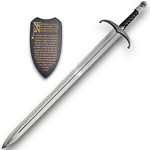 Espada Decorativa Jon Snow Game Of Thrones Garra Longa Em Aço