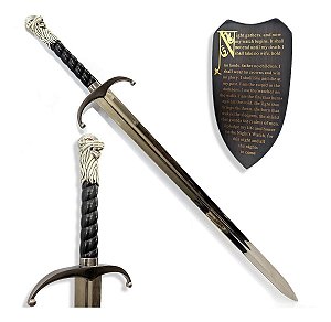 Espada Decorativa Jon Snow Game Of Thrones Garra Longa