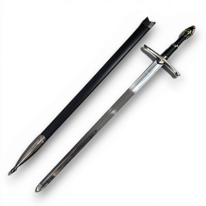 Espada Knight Strider Cavalaria Golden Ring 1,06metros Em Aço