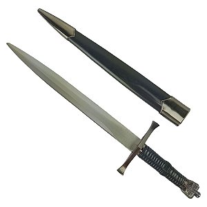 Adaga Punhal Espada Cavaleiro Templário Aço Inox