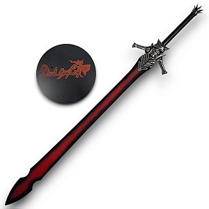 Espada Rebellion Vermelha Dante Devil May Cry Em Aço - Edição Colecionador