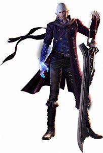 Espada Dante Devil May Cry 4 Nero Red Queen Em Aço Gigante