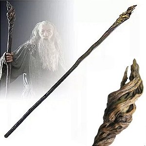 Cajado Gandalf Entalhado Senhor Dos Anéis 185cm Filme Hobbit