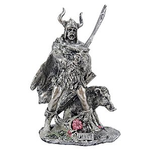 Estátua de Freyr Deus Nórdico da Prosperidade Fertilidade
