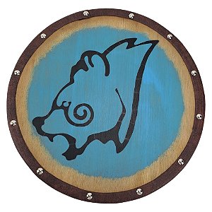 Quadro Skyrim Decorativo Escudo Viking Eastmarch - Windhelm (Urso)