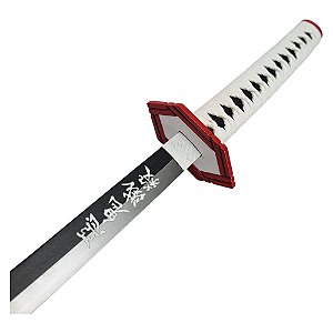 Espada Katana Samurai Giyu Tomioka Demon Slayer em Aço
