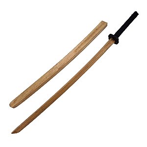 Boken Katana Espada de Madeira Kendo Iaido Kenjutsu Aikido c/ Bainha