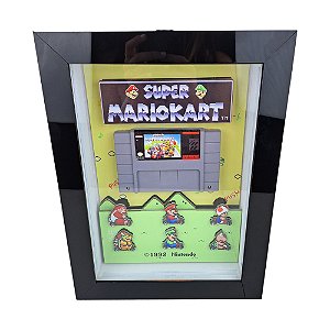 Quadro Decorativo Super Mariokart 3D
