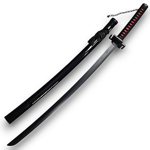 Espada Katana Tensa Zangetsu Bleach Lâmina Bambu