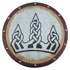 Quadro Skyrim Decorativo Escudo Viking Winterhold (Coroa)