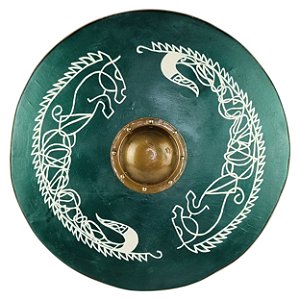 Escudo Rohan Senhor dos Anéis Artesanal Decoração Cosplay