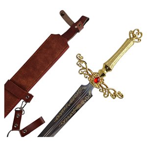 Espada Rapieira Rogier Elden Ring em Aço