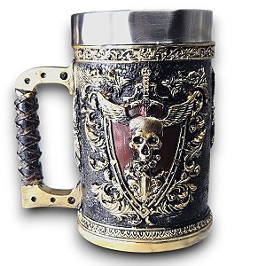 Caneca Faca Na Caveira 600ml