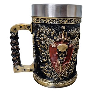 Caneca Faca Na Caveira 600ml