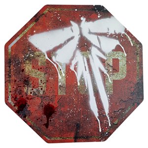 Quadro Decorativo Mdf Placa Stop The Last of Us